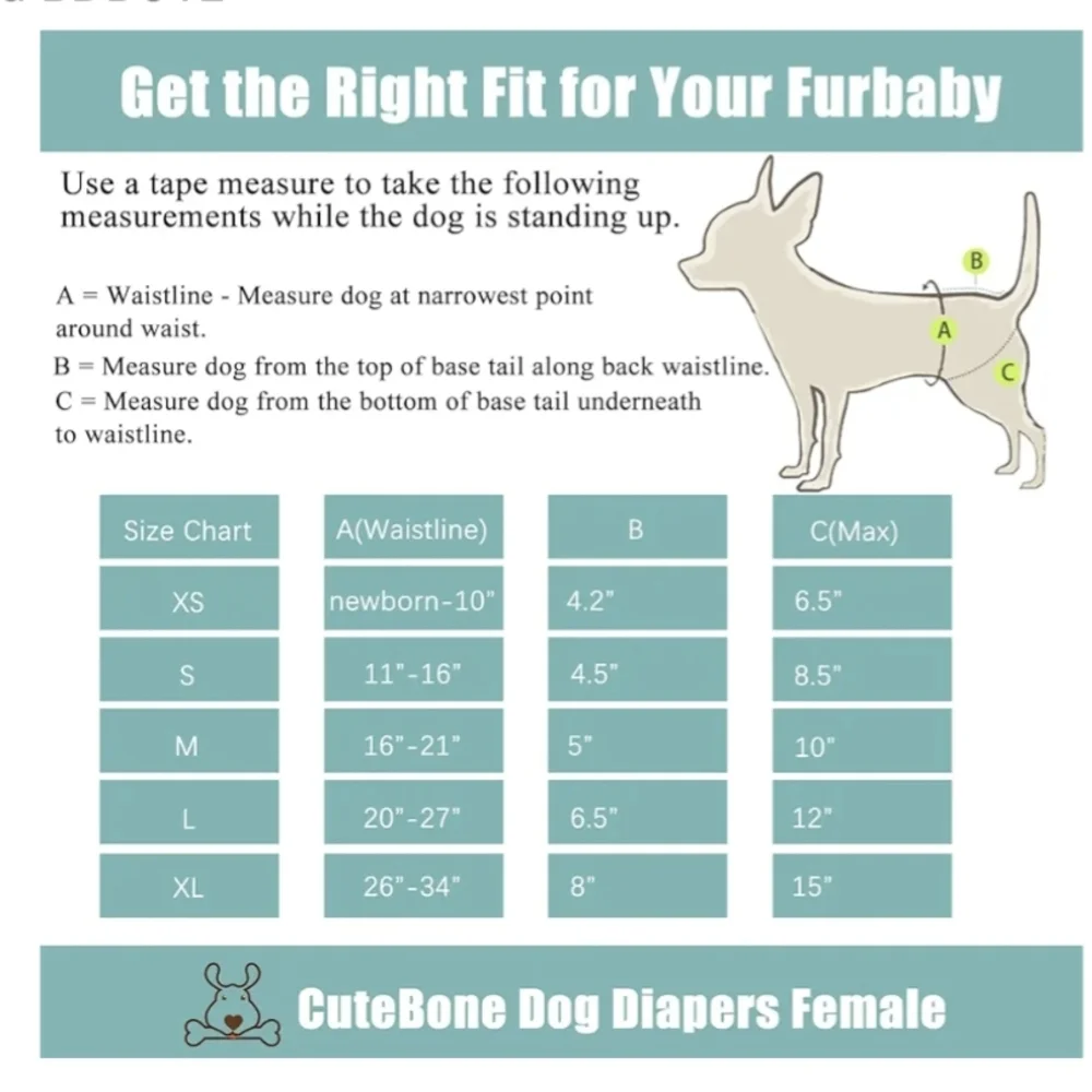 Blue Dog Diaper with Harness XS/S